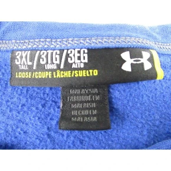 Under Armour Sweatshirt‎ Mens 3XL Tall Loose Fit Crewneck Pullover Athletic